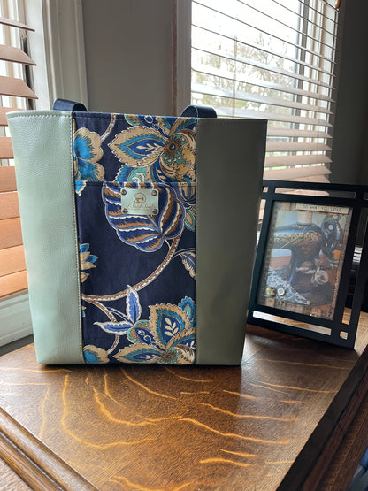 Tuesday Tote - Spa Glass Floral