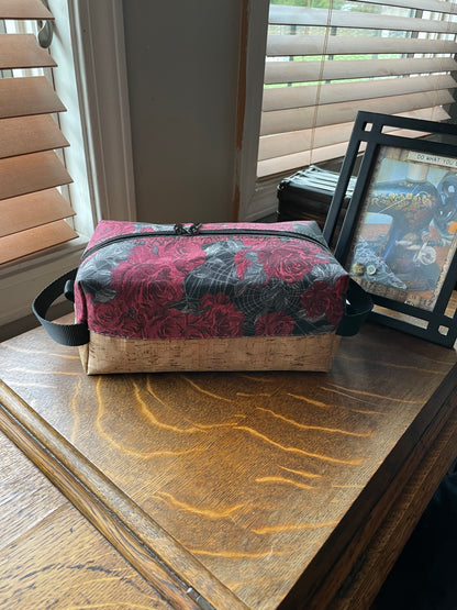 The Webbed Rose Boxed Bag Dopp Kit