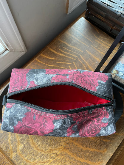 The Webbed Rose Boxed Bag Dopp Kit