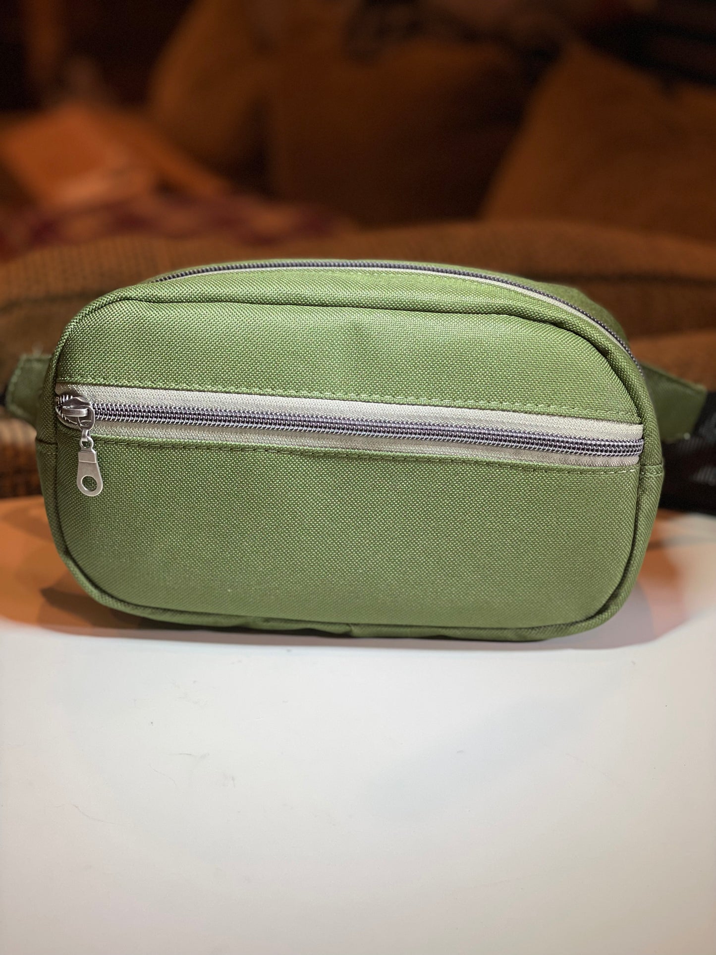 Chest Sling - Green Waterproof Canvas