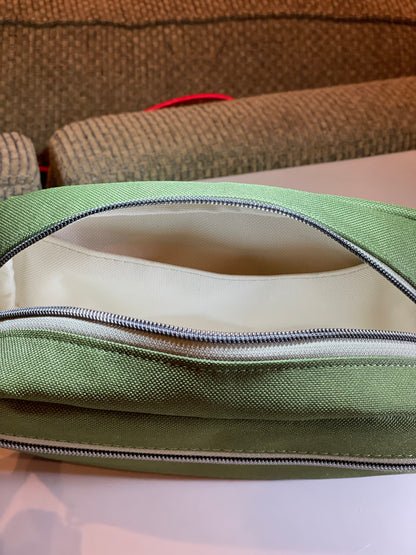 Chest Sling - Green Waterproof Canvas